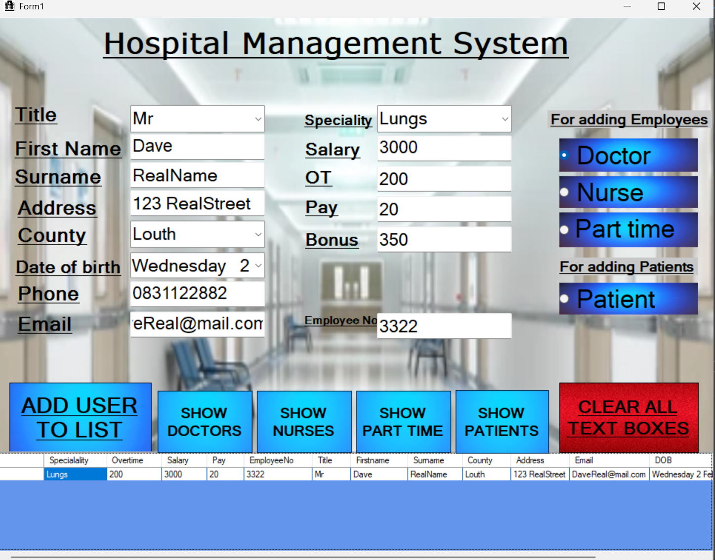 HospitalForm
